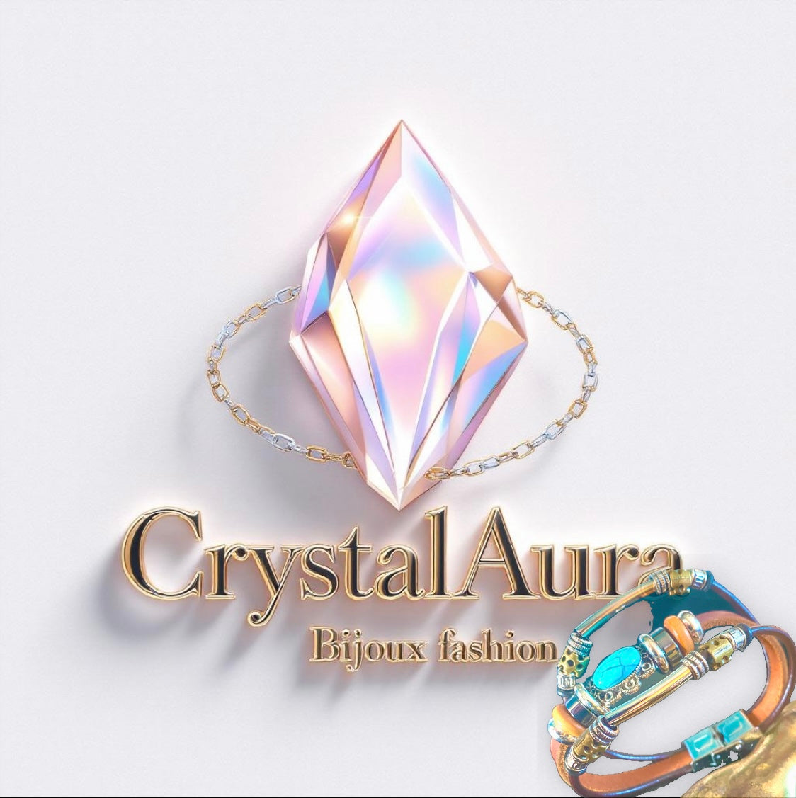CrystalAura Bijoux Présentation avec coup de coeur cible
