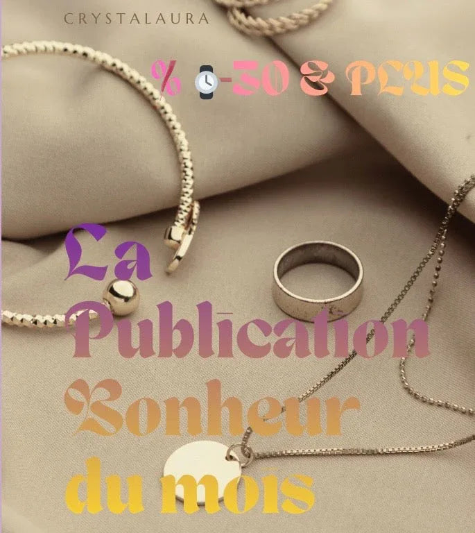 Promo Bonheur - CrystalAura Bijoux Fantaisie Uniques