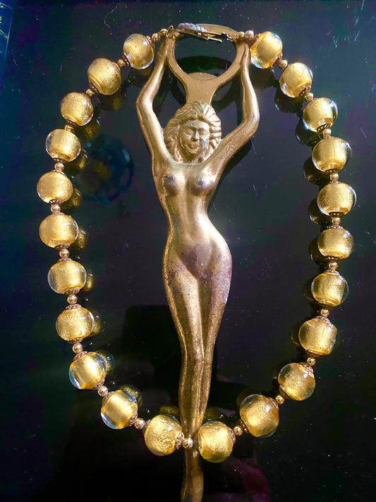 Colliers perles de milan chic ,couleur or,haute qualité , une seule pièce unique 1