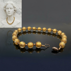 Collier Ras-le-Cou Perles de Milan Chic - Doré Haute Qualité