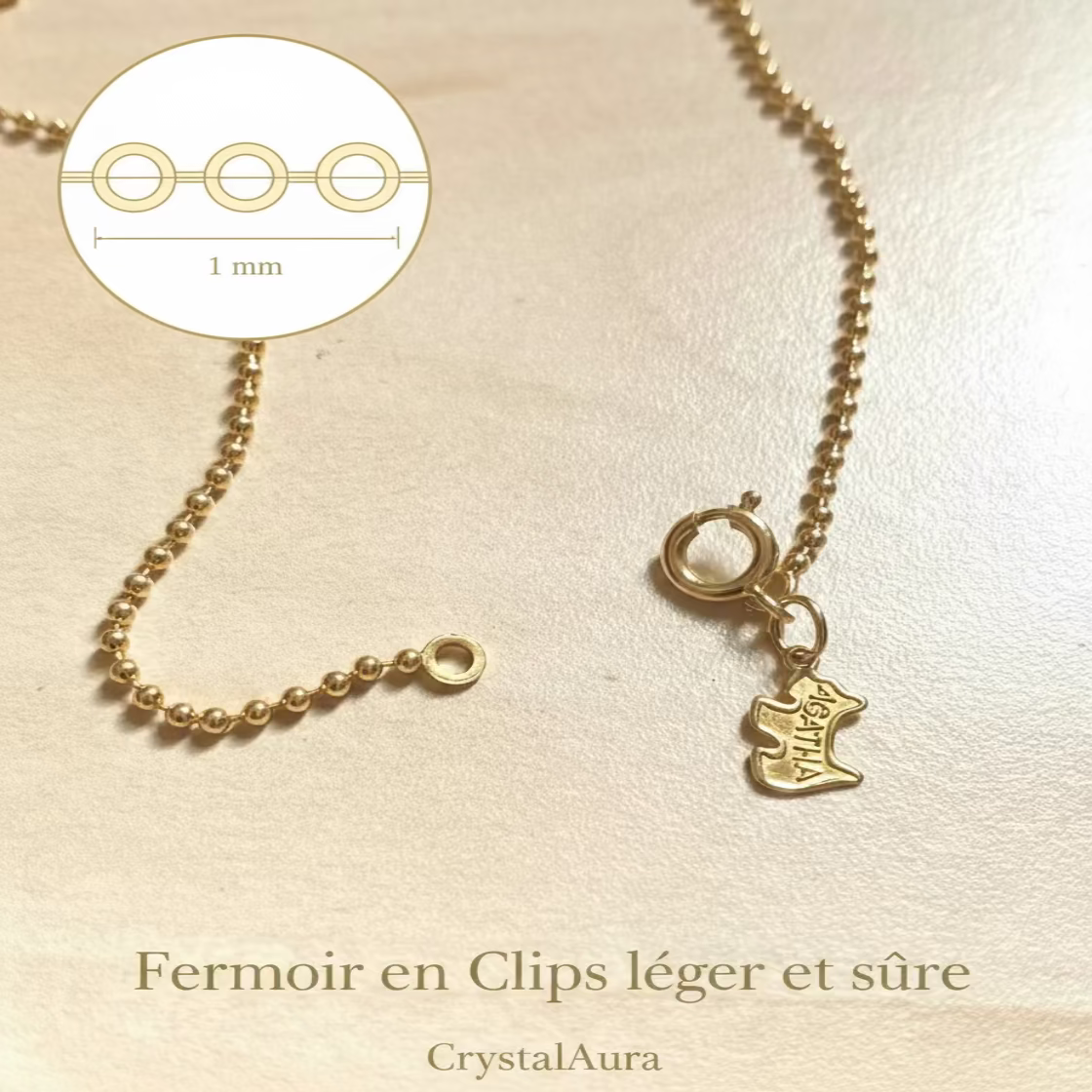 Collier Chaîne Fine Pendentif Chien - Or Fashion Élégant