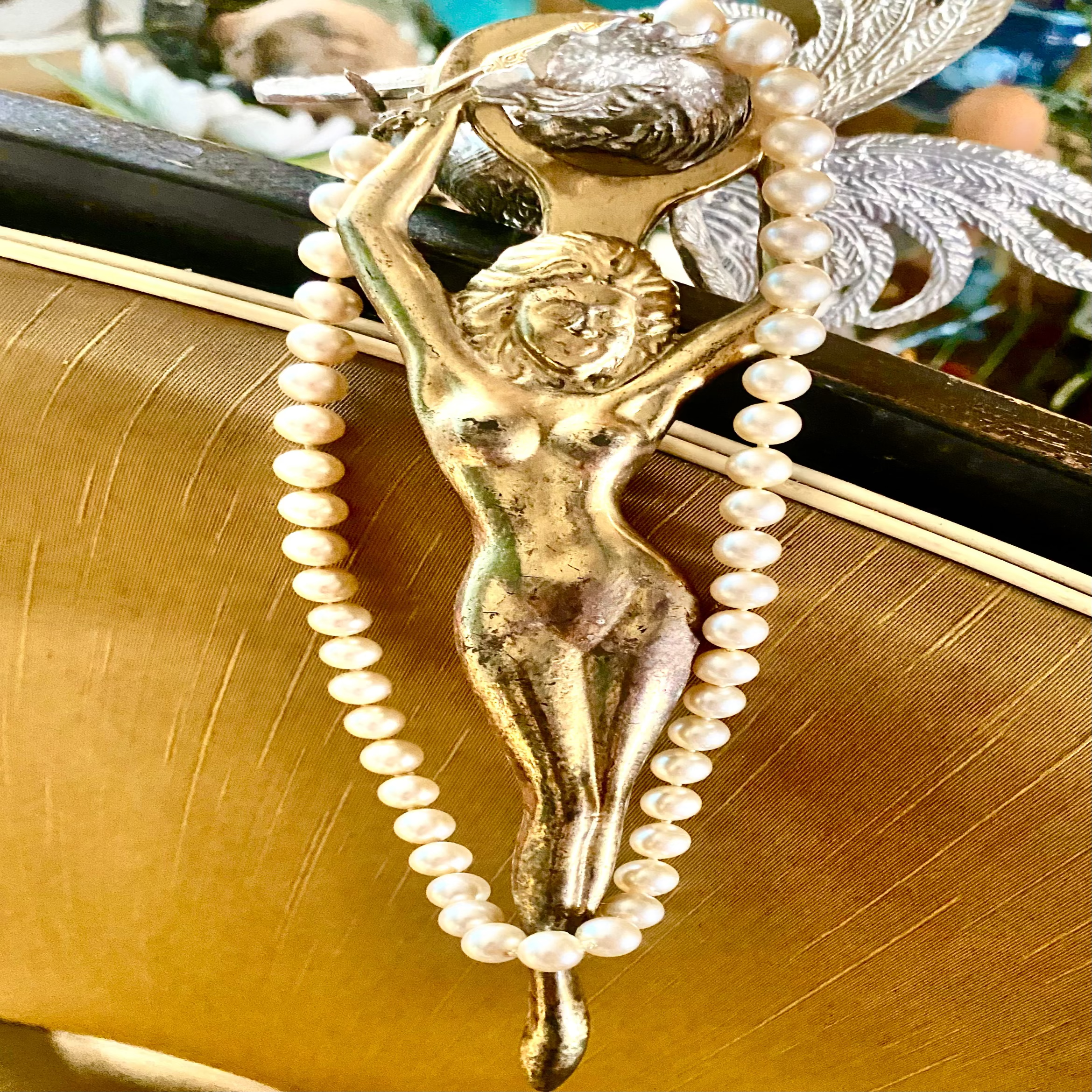 Collier Ras-Le-Cou Perles Prestige Céramique Résine - 2 Variantes Beige & Beige-Noir