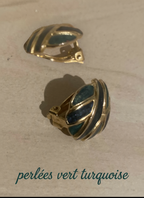 Boucles d'Oreilles Élégance Prestige - Earrings Dorées Fashion