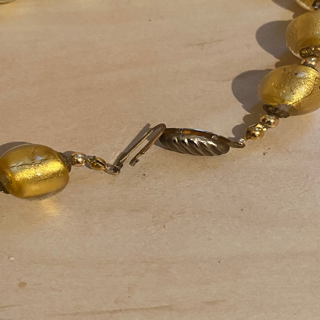 Collier Ras-le-Cou Perles de Milan Chic - Doré Haute Qualité