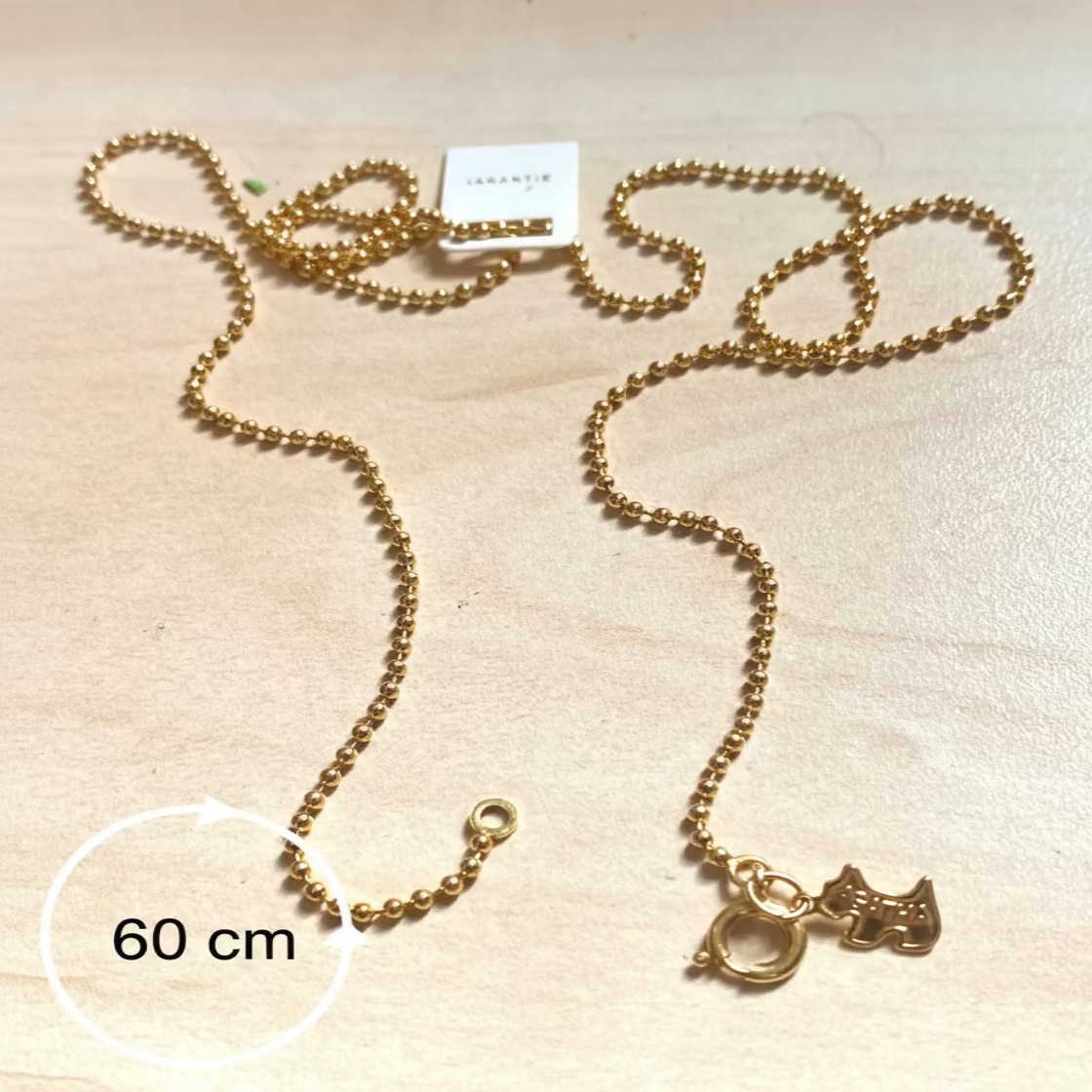 Collier Chaîne Fine Pendentif Chien - Or Fashion Élégant