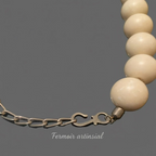 Ras-Le-Cou Prestige Pièce Unique Beige marron