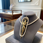 Collier Ras-le-Cou Perles Céramique Résine Prestige