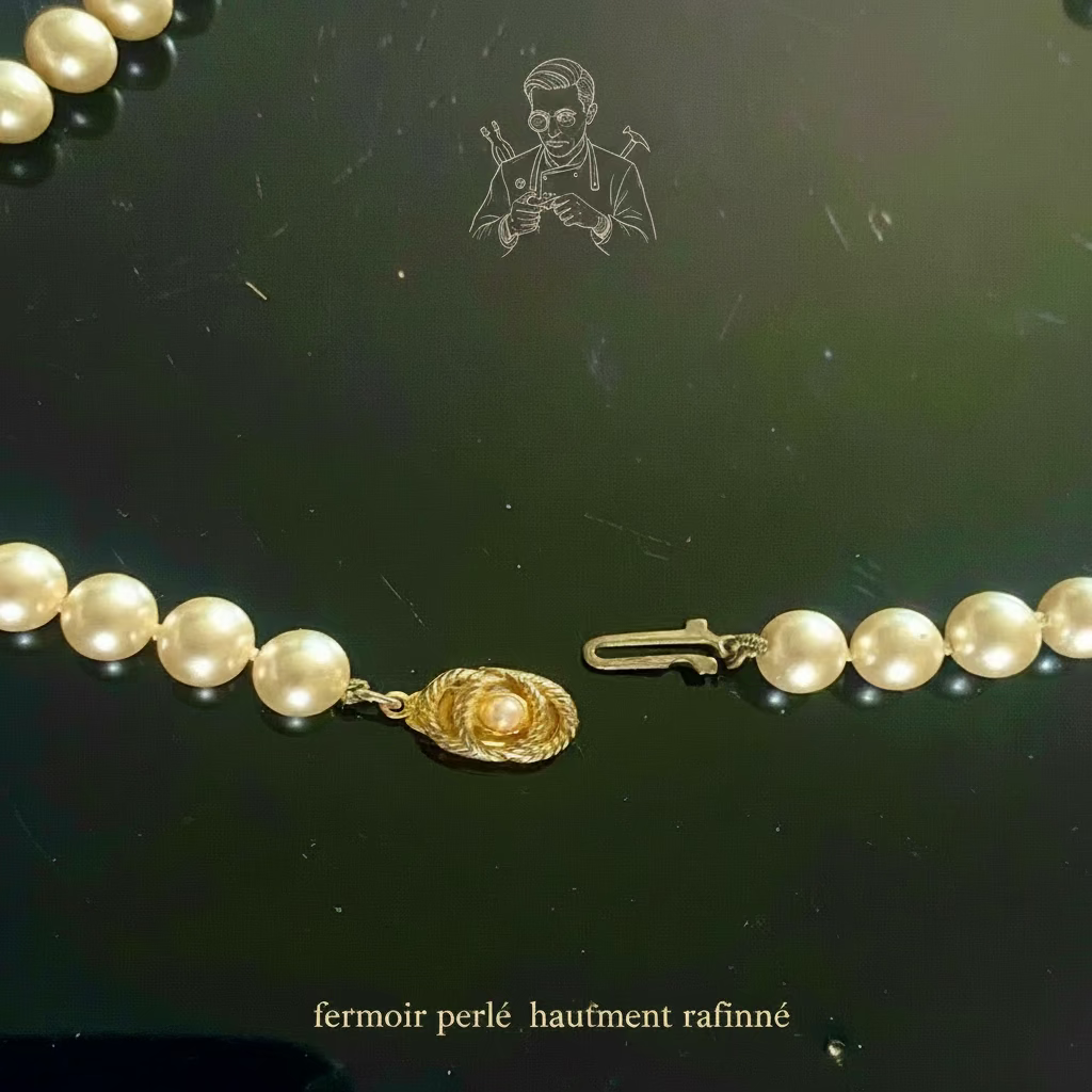 Collier Ras-le-Cou Perles Céramique Résine Prestige