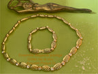 Ensemble Collier Bracelet fashion élégance. pièces uniques . Collection privée