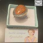 Bagues Artisanales Fashion - 4 Designs Métal Ajustables - Montre, Tête de Mort, Perles