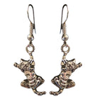 Boucle d'Oreille Métal Chat