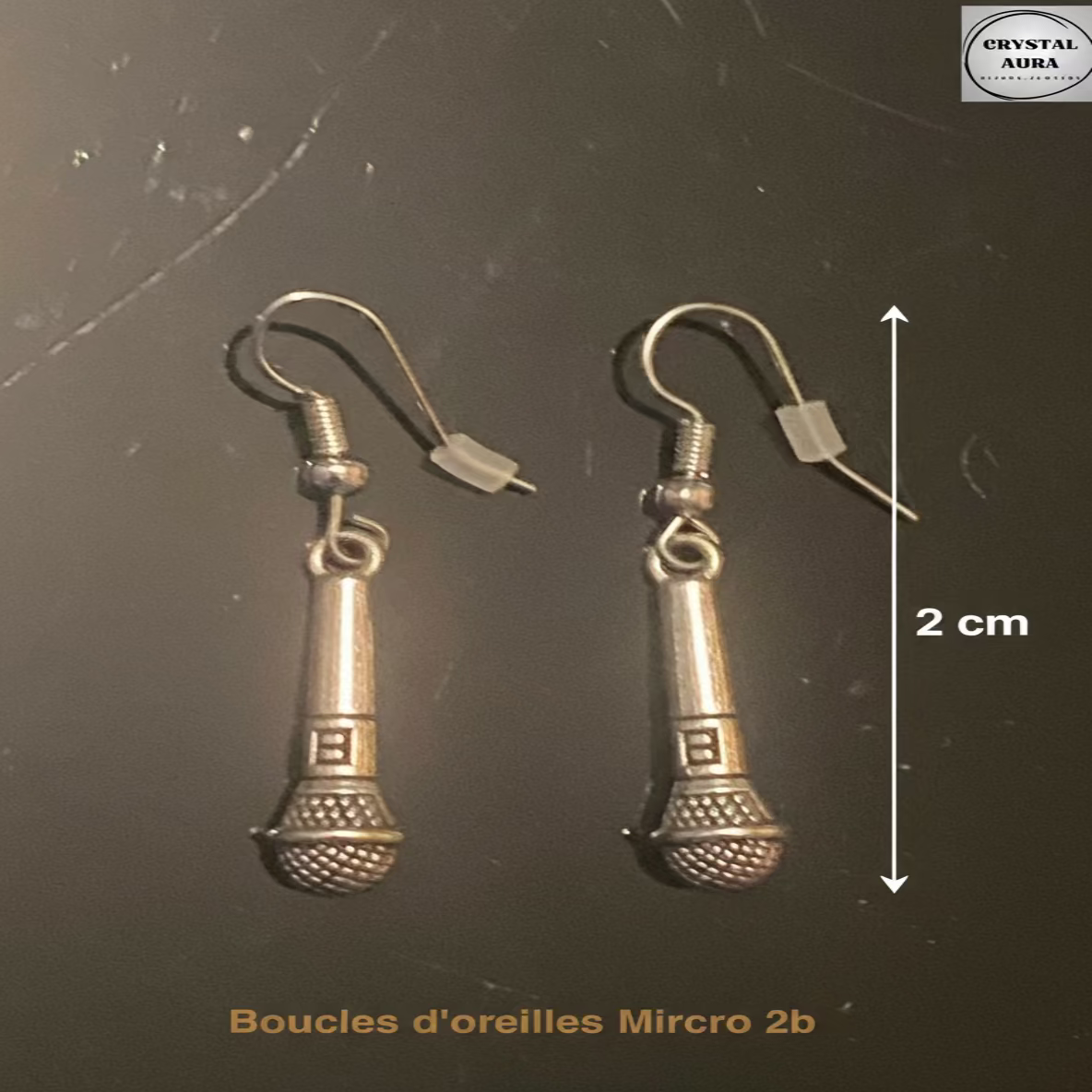 Boucles d'Oreilles Vintage Métal Bronzé - 2 Styles Mini Perles cerises & Micro