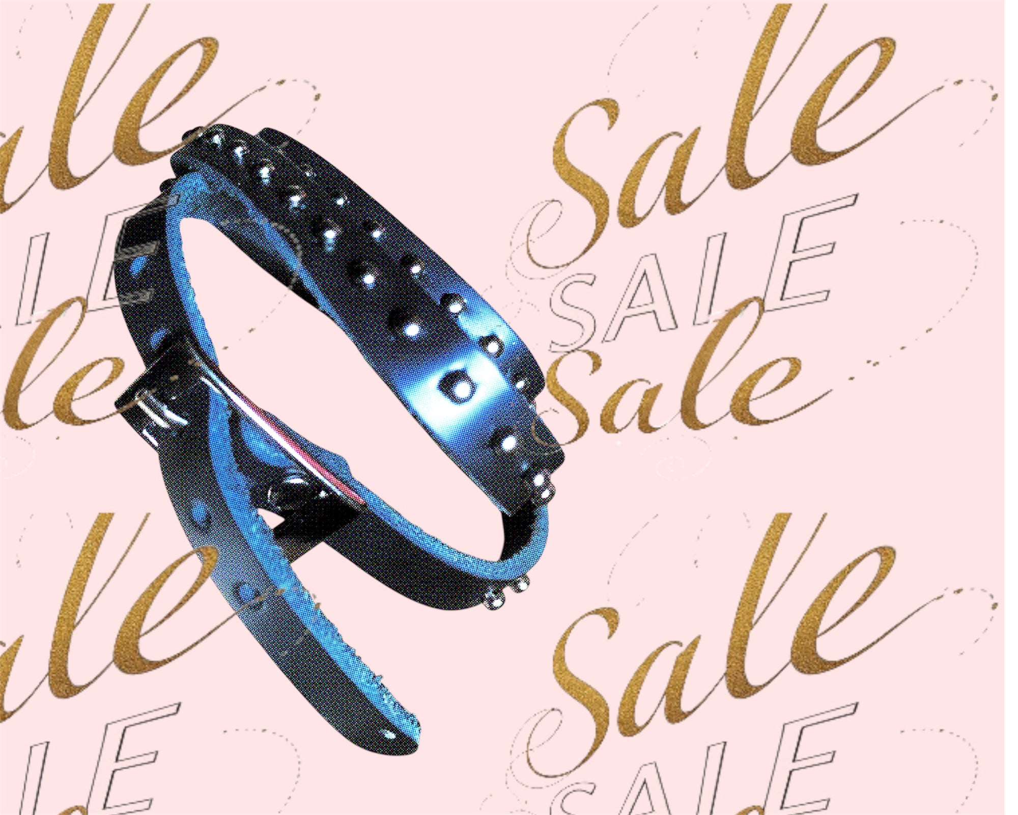 Bracelet_Emitation_Ceinture_synthetique_Noir_profil