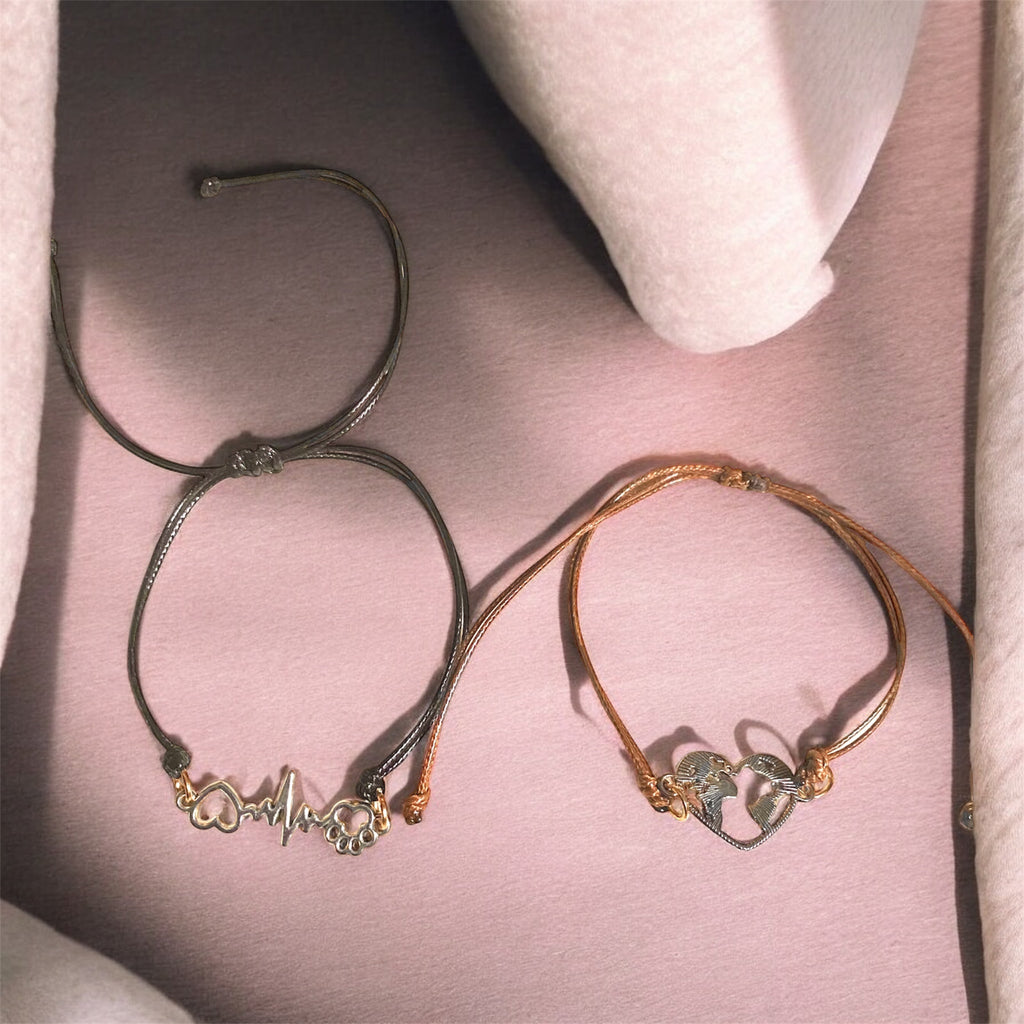 Bracelet_Ficelle_motif_Metal_theme_coeur_2_variantes_vue-d_haut