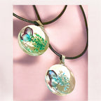 Collier Solidaire Chat - Pendentif Résine Perlé