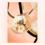 Collier Solidaire Chat - Pendentif Résine Perlé