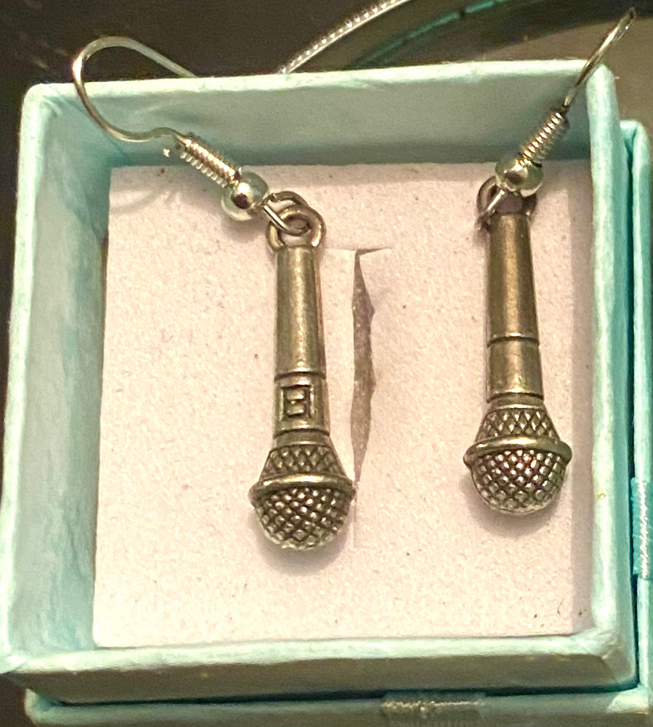 Boucles d'Oreilles Vintage Métal Bronzé - 2 Styles Mini Perles cerises & Micro