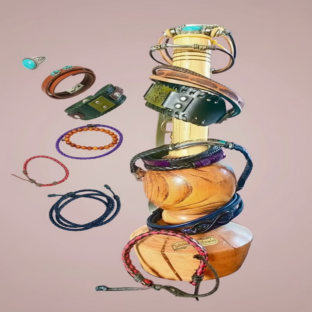 Bracelets Cuir & Métal - Collection Premium 7 Modèles Uniques Femme & Homme 🇫🇷