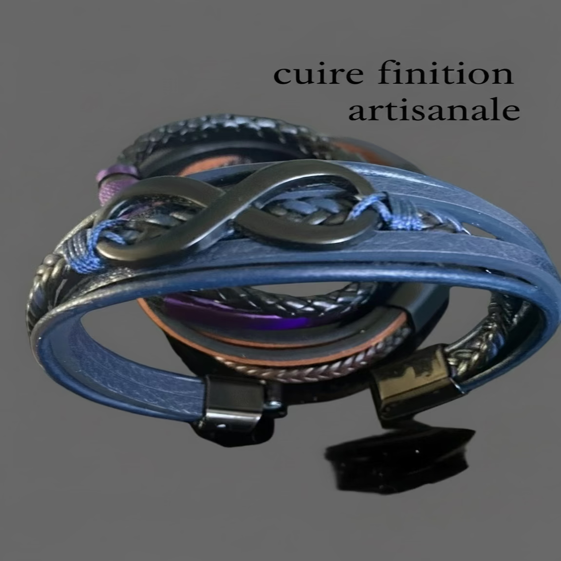 Bracelets Cuir & Métal - Collection Premium 7 Modèles Uniques Femme & Homme 🇫🇷