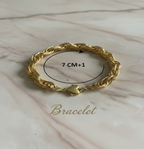 Parure 3 Pièces Dorée - Collier Bracelet Boucles - CrystalAura Bijoux Fantaisie Uniques