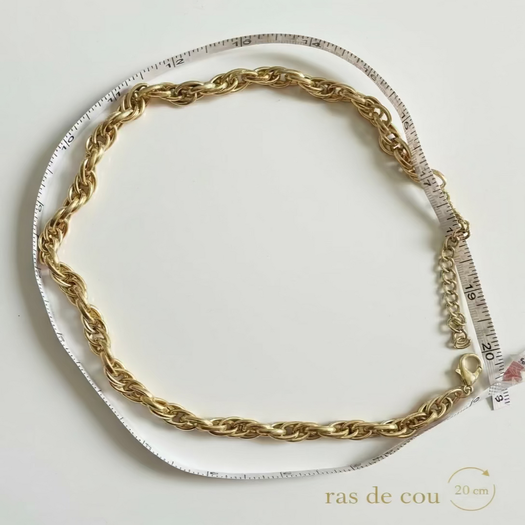 Parure 3 Pièces Dorée - Collier Bracelet Boucles - CrystalAura Bijoux Fantaisie Uniques