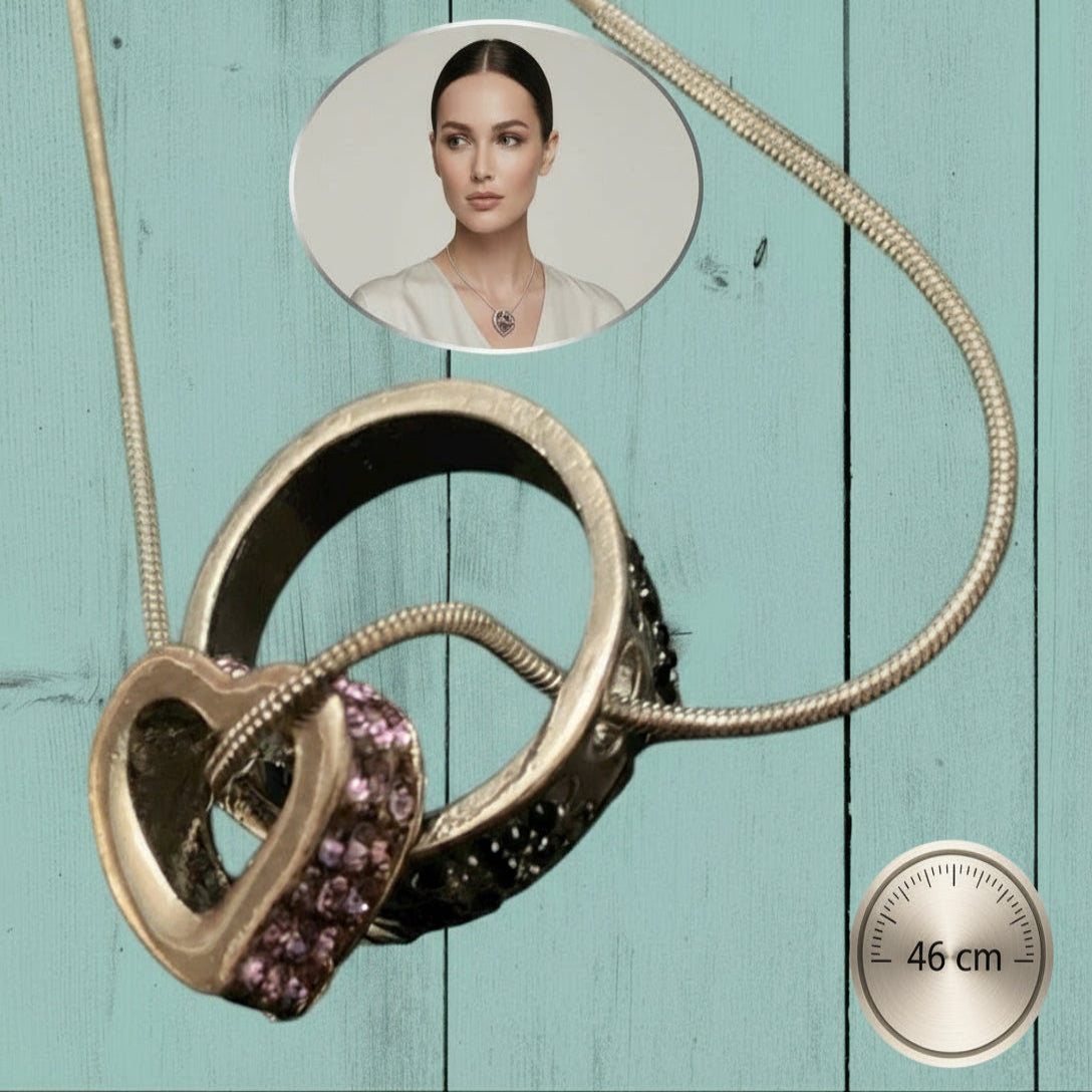 Collier Tendance Métal - Collection 4 Styles Uniques - Croix, Cœur, Guitare, As de Cœur