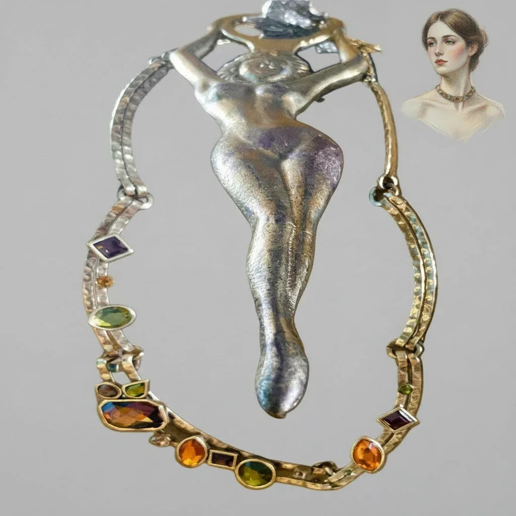 Collier Ras-le-Cou Prestige - 2 Variantes Métal Doré Perlé IKITA & Noir